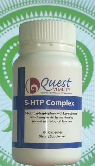 Quest Vitality 5-HTP Complex. SKU-2202.