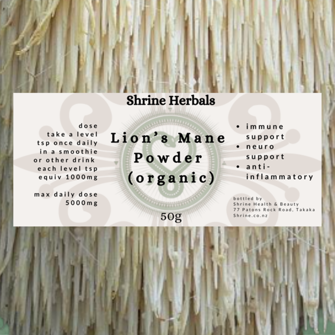 Shrine Herbals Organic Lion's Mane Powder